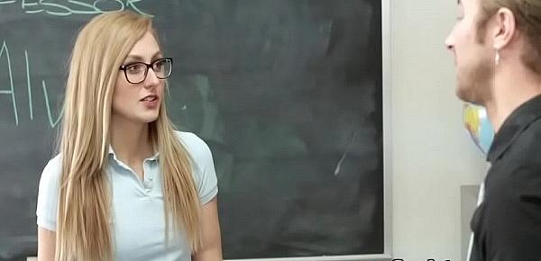  Schoolgirl Alexa Grace Classroom Slut